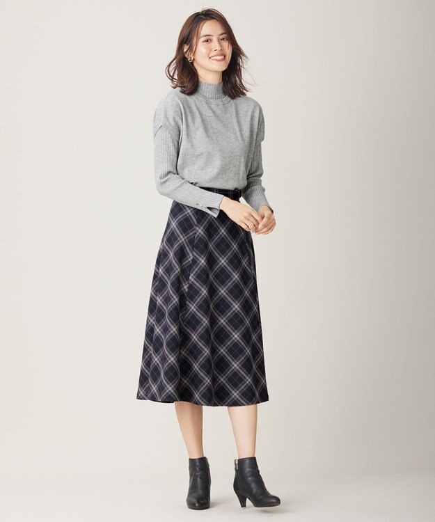 ANY SIS S 【洗える】ニットベストツイン セット ライトグレー