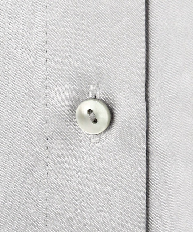 uncrave アセテートヴィンテージサテン ミドルシャツ シルバー