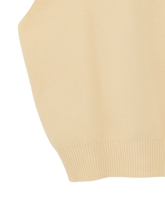 CRAFT STANDARD BOUTIQUE 衿付きジップベスト Cream