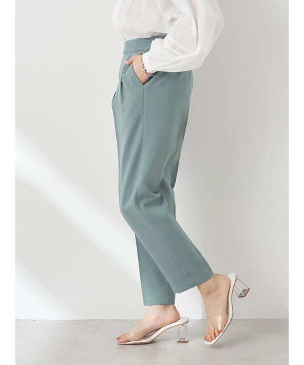 earth music&ecology 接触冷感テーパードパンツ Mint