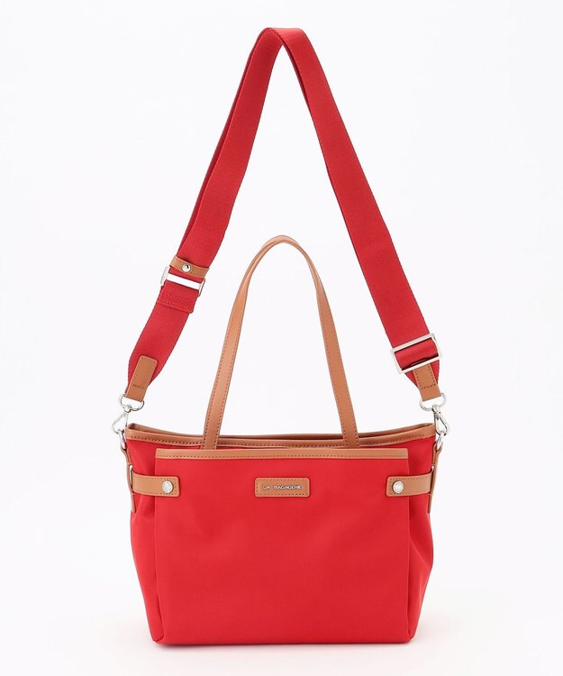 LA BAGAGERIE 【撥水ナイロン】ベーシック2WAYミニトート レッド