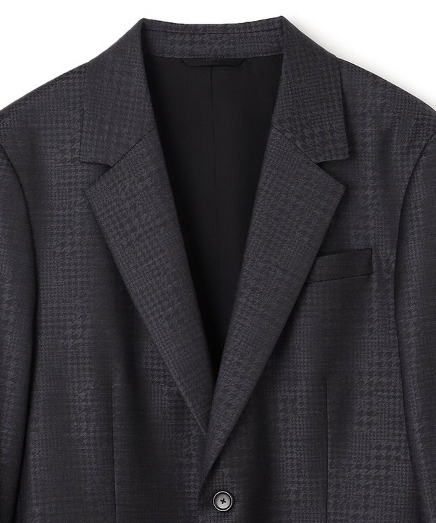 JOSEPH HOMME グレンチェックジャガード　ジャケット グレー系3