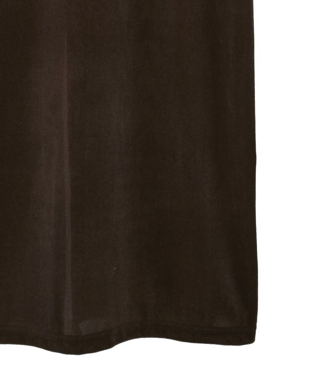 CRAFT STANDARD BOUTIQUE ベロアハーフスリーブワンピース Brown