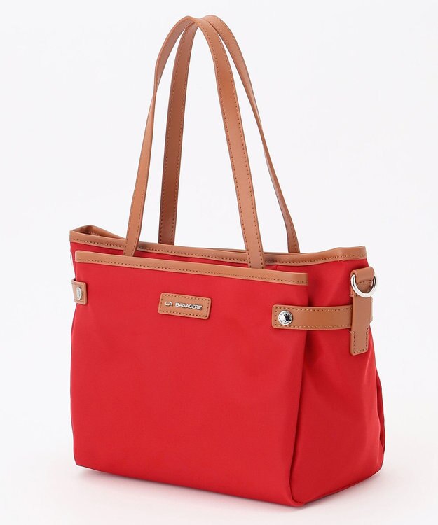 LA BAGAGERIE 【撥水ナイロン】ベーシック2WAYミニトート レッド