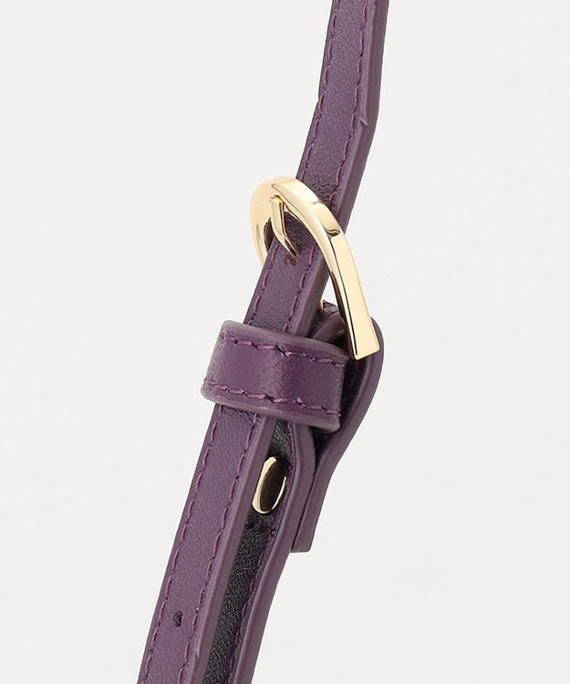 LA BAGAGERIE シープキルティング　2WAYショルダー ダークパープル