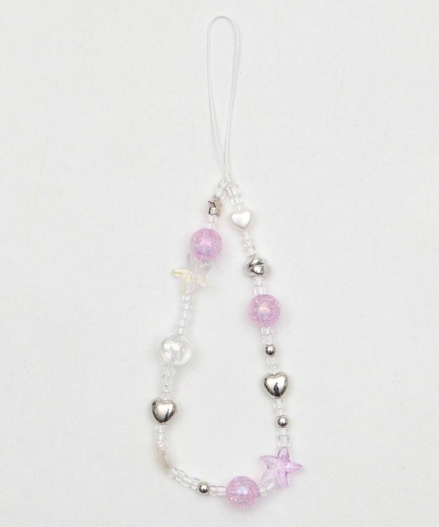 WEGO ビーズストラップキーホルダーG 柄3