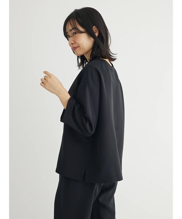 Green Parks イージーケア　キレイ見えセットアップ Black