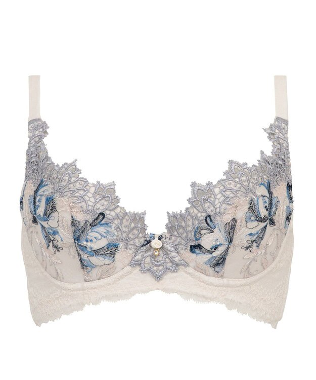 BRADELIS New York 【BRADELIS New York / 育乳STEP3 持ち上げる】ヴィオラステップ3ブラ25A1 フローラルブルー