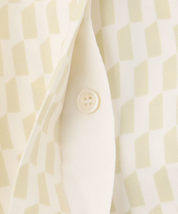 JOSEPH アルコーブプリント　ドレス Pale Olive/Ivory