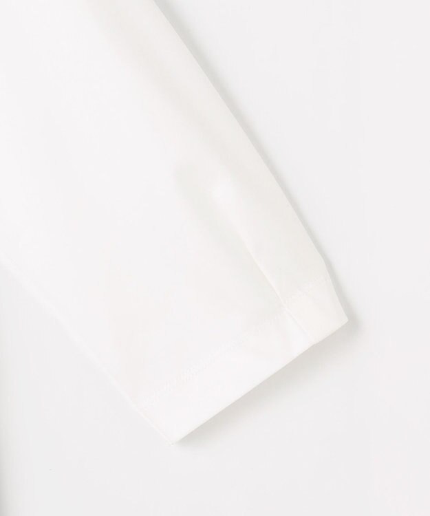 J.PRESS LADIES L レイヤードフレア カットソー ホワイト×ストライプ系