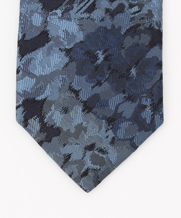 JOSEPH HOMME 【日本製】ペインティングフラワー　ネクタイ ネイビー系7