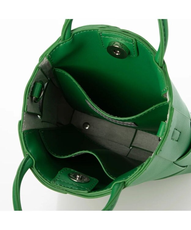 UNBILLION cachecache イントレチャートミニショルダーバッグ グリーン