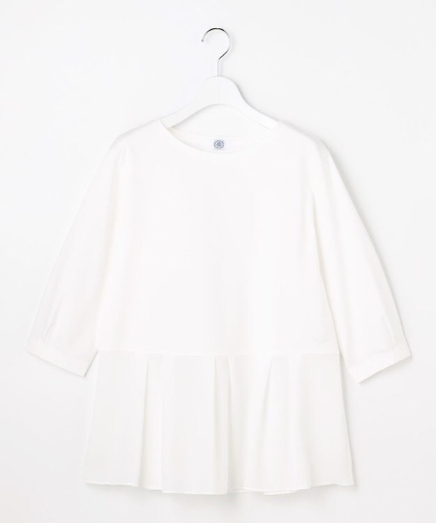 J.PRESS LADIES L レイヤードフレア カットソー ホワイト系