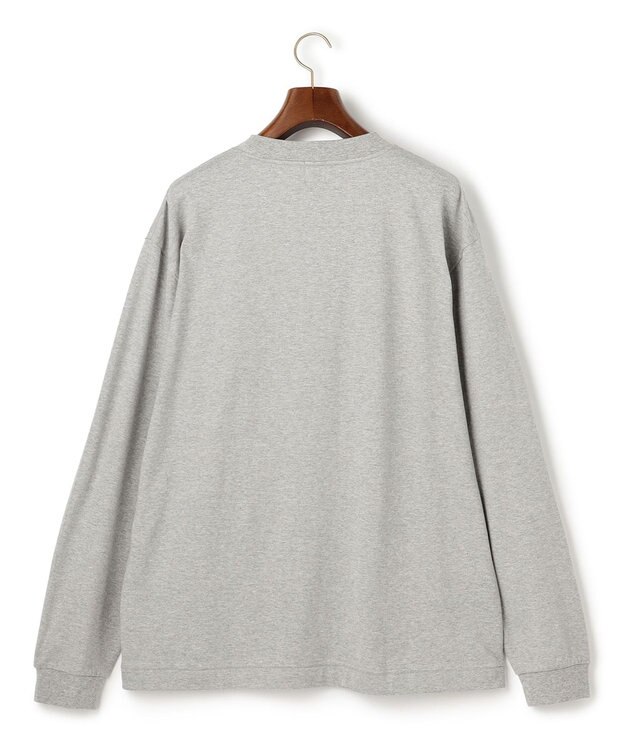 J.PRESS MEN 【AaronChang】【UNISEX】プリントロングスリーブ Tシャツ ライトグレー系