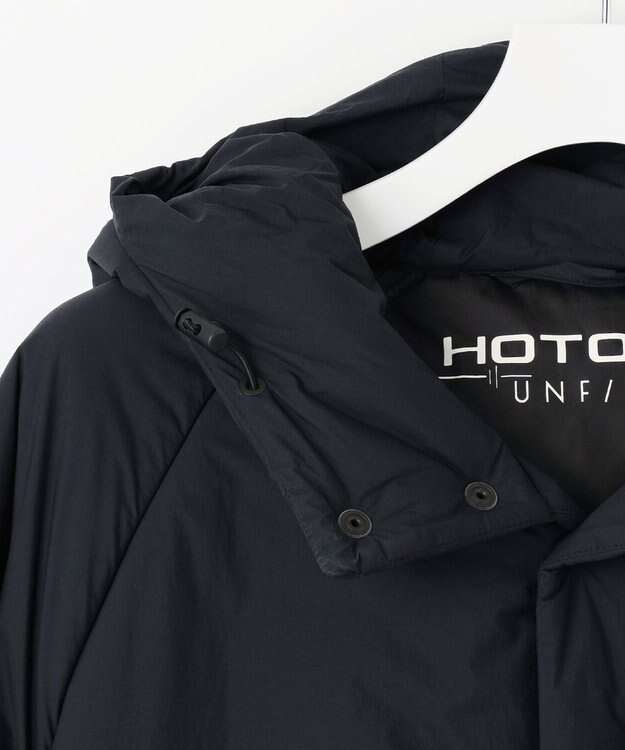 UNFILO 【訳アリ特価】HOTOPIA フーデットコート ブラック系
