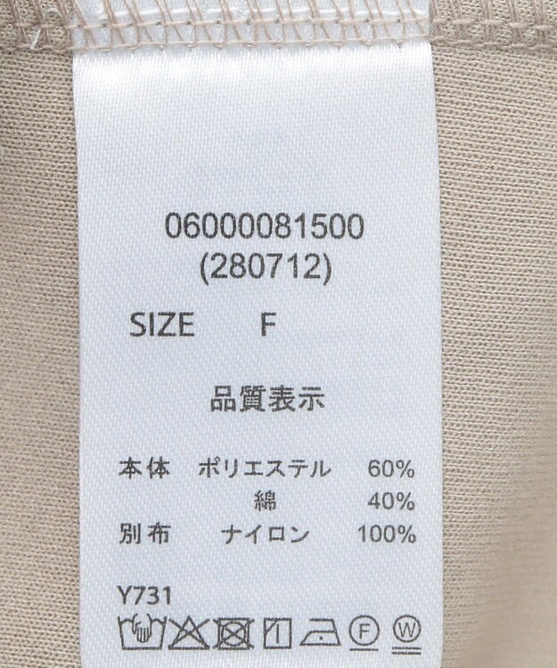 Green Parks ・ＥＬＥＮＣＡＲＥ　ＤＵＥ　チュールレイヤープルオーバ Gray Beige