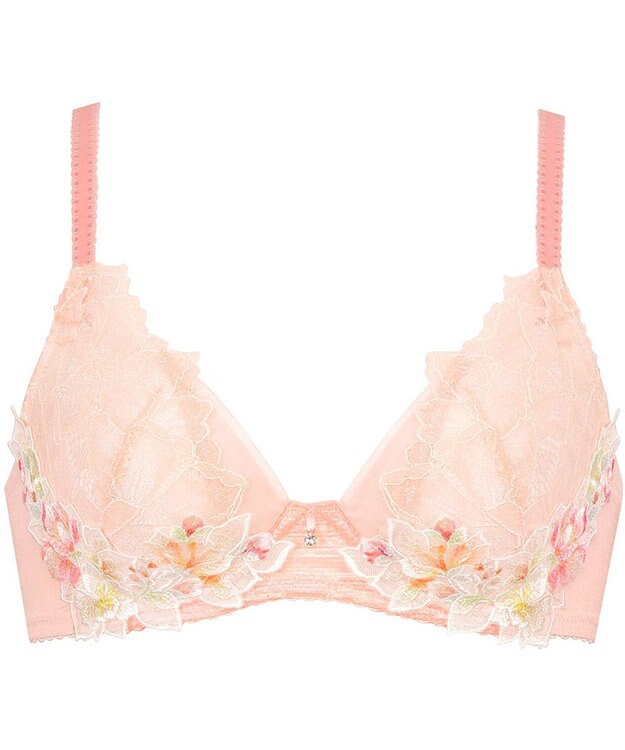 Wing Wing Lesiage　【2820シリーズ】　ブラジャー　ふっくらまる胸メイク　ウイング／ワコール　PB2820 オレンジ