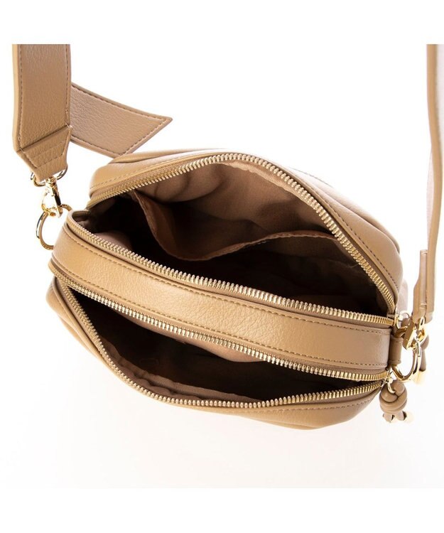 UNBILLION カシュカシュ cachecache / 2ショルダー付ボックスショルダー オーク