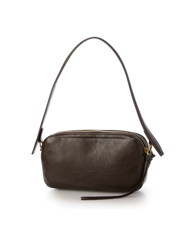 UNBILLION カシュカシュ cachecache / ダブルジップ2wayショルダー チョコ