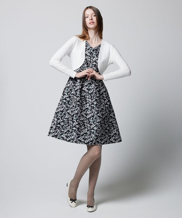 TOCCA 【洗える】PONPON MUM ドレス ブラック系