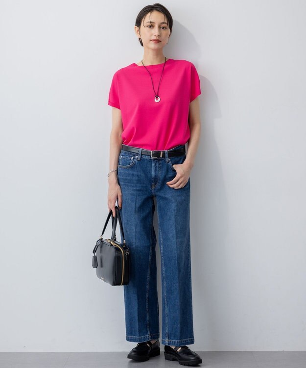 23区 【滝沢眞規子さん着用/VERY掲載】メタルループ ベルト ブラック系