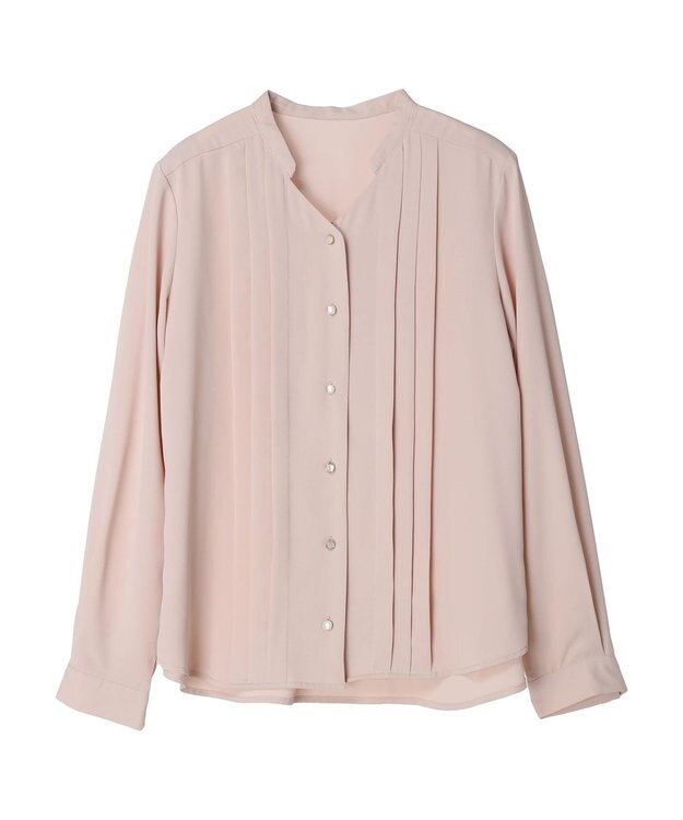 earth music&ecology タックブラウス Pink