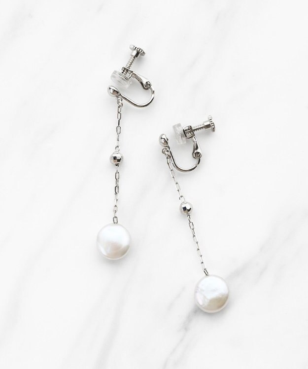 TOCCA LUNAE COIN PEAR EARRINGS イヤリング シルバー系