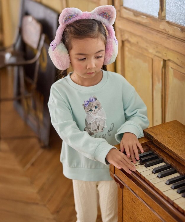 ANY KIDS ネコ耳イヤーマフ レインボー