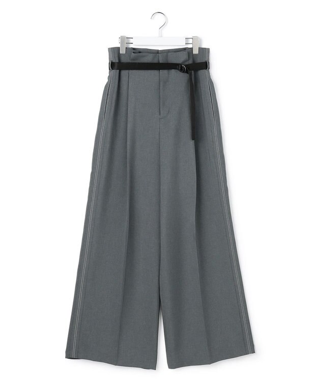 ICB 【WEB＆一部店舗限定】 SerikaWorsted ワイドパンツ ミディアムグレー