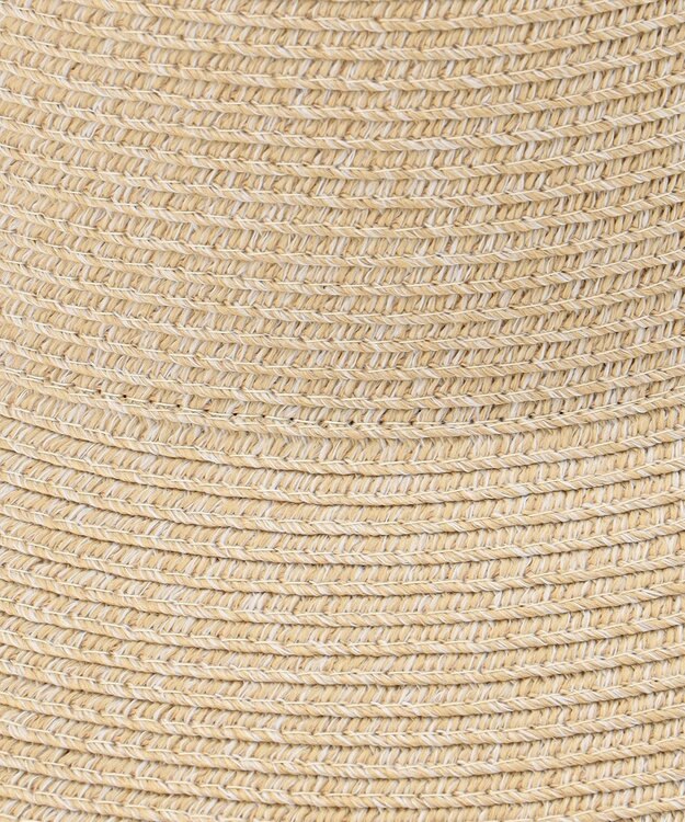 ANY SIS 【洗える】リボンブレード ハット ナチュラル×ブラック