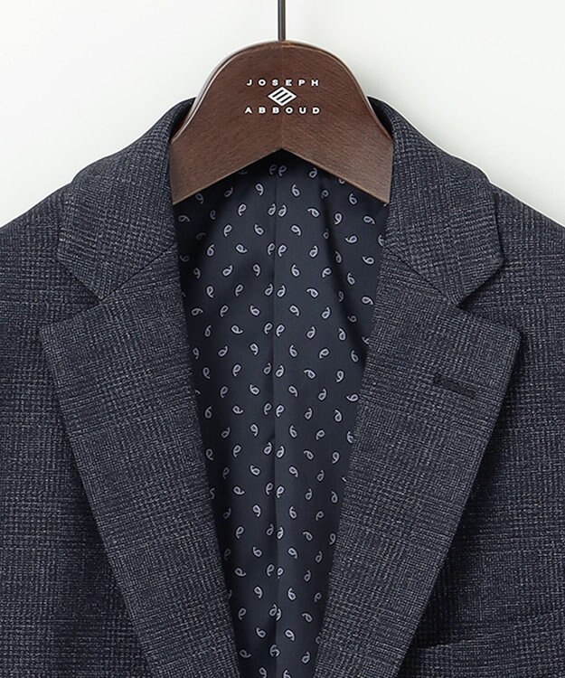 JOSEPH ABBOUD 【ストレッチ/多機能レジャージャケット】ツィーディージャージー ジャケット ネイビー系4