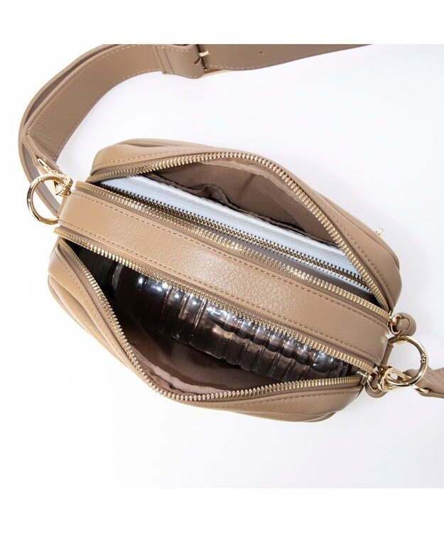 UNBILLION カシュカシュ cachecache / 2ショルダー付ボックスショルダー オーク