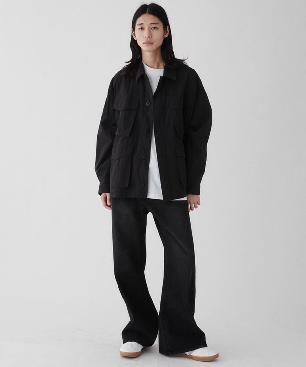 WEGO 【ユニセックス着用ITEM】ファティーグジャケット ブラック