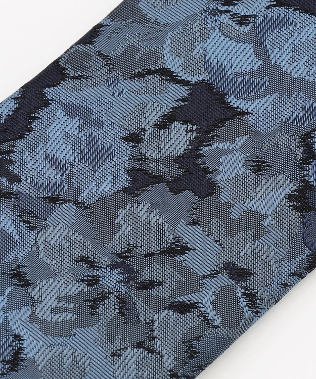 JOSEPH HOMME 【日本製】ペインティングフラワー　ネクタイ ネイビー系7