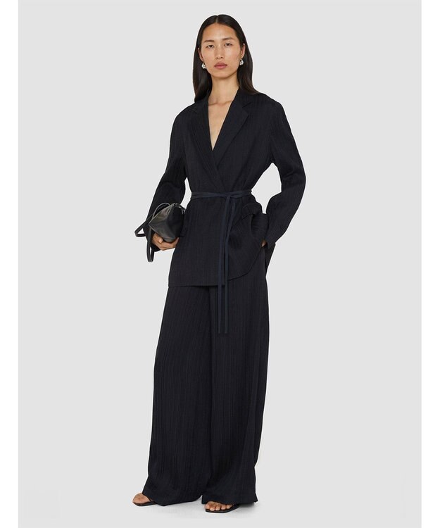 JOSEPH プリーツジャガード　ジャケット Black