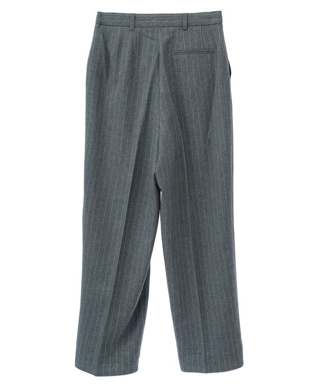 Green Parks きれいシルエットパンツ（ワイドストレート／柄） Stripe