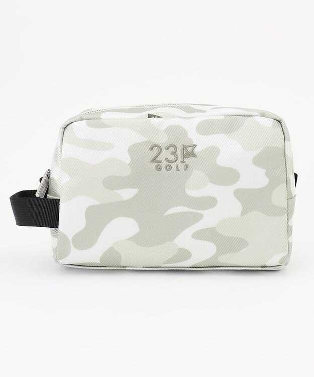 23区GOLF 【UNISEX】カモフラ柄ポーチ ホワイト系5