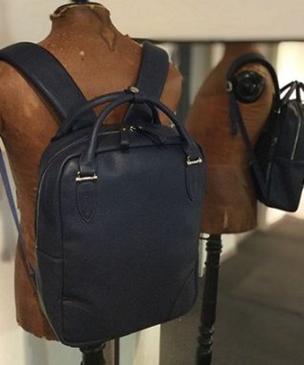 UNBILLION Otias アンティークタイプ合皮2WAYリュック ネイビー