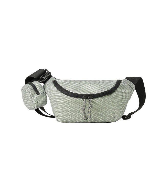 AMERICAN HOLIC 【2点SET】ポーチ付ダブルメッシュウエストポーチ Gray