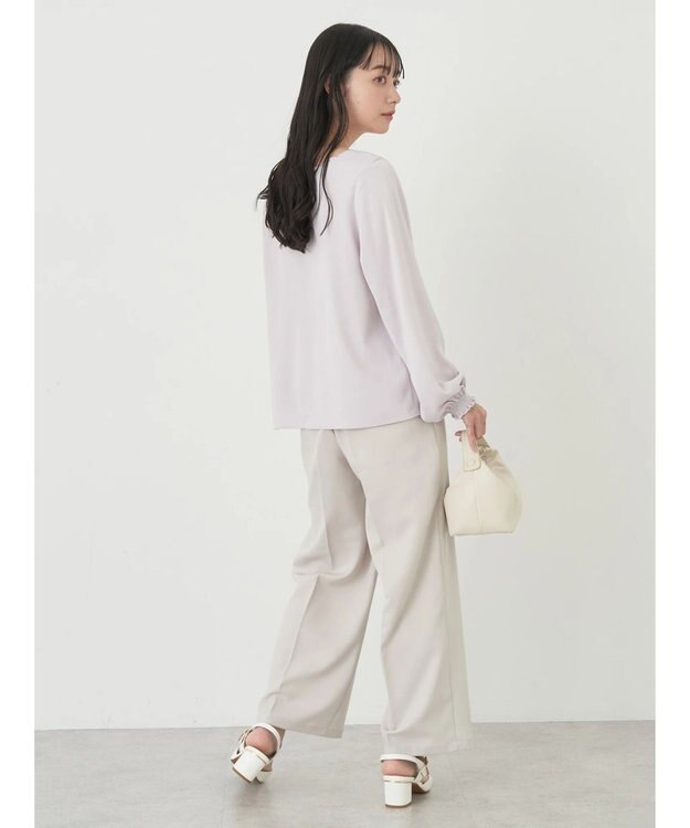 earth music&ecology スカラップブラウス Pink