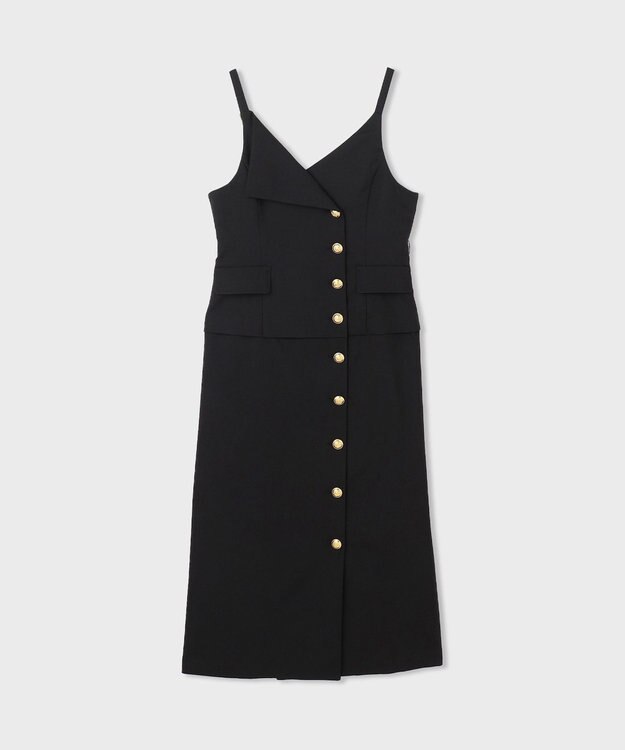 GRACE CONTINENTAL タイトテーラージャンパースカート ブラック