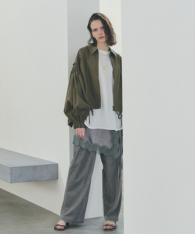 YECCA VECCA ゴールドバーサンダル Black