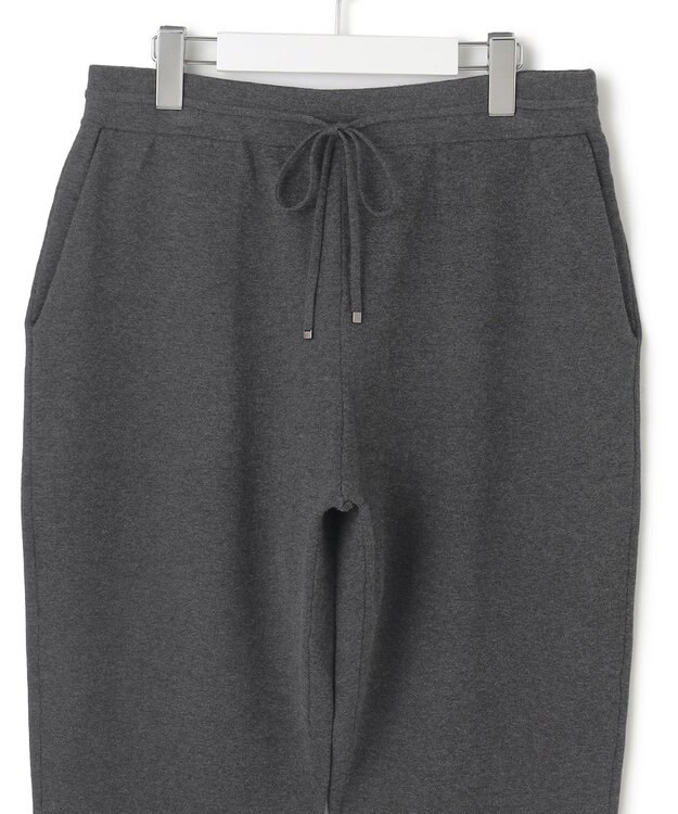 23区 L 【Lサイズ限定】ヴィスコースストレッチ ジョグ パンツ グレー系