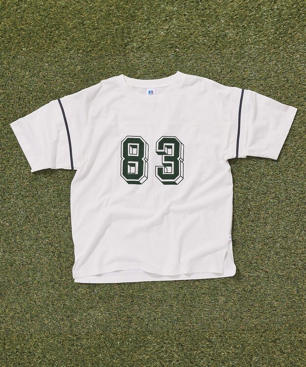 AMERICAN HOLIC 【RUSSELL】フットボールTシャツ White