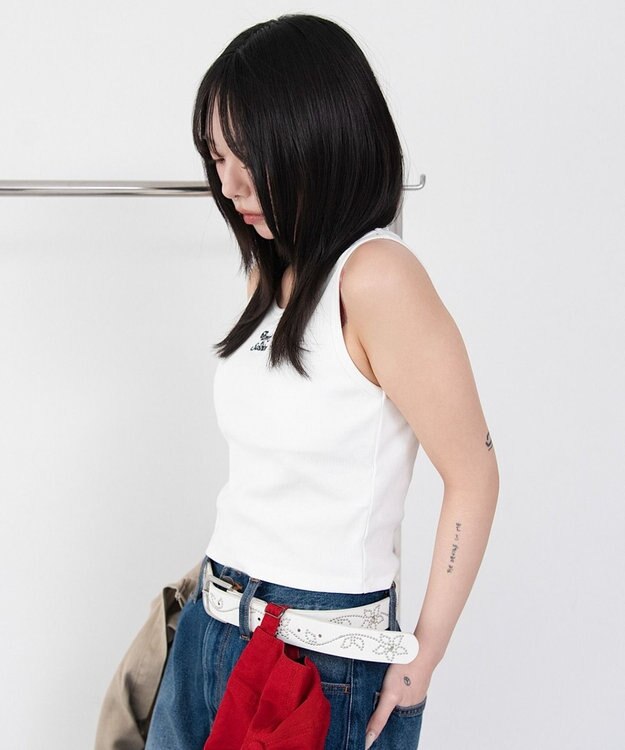 WEGO 【カップ付き】グラフィックカップインタンク 柄4