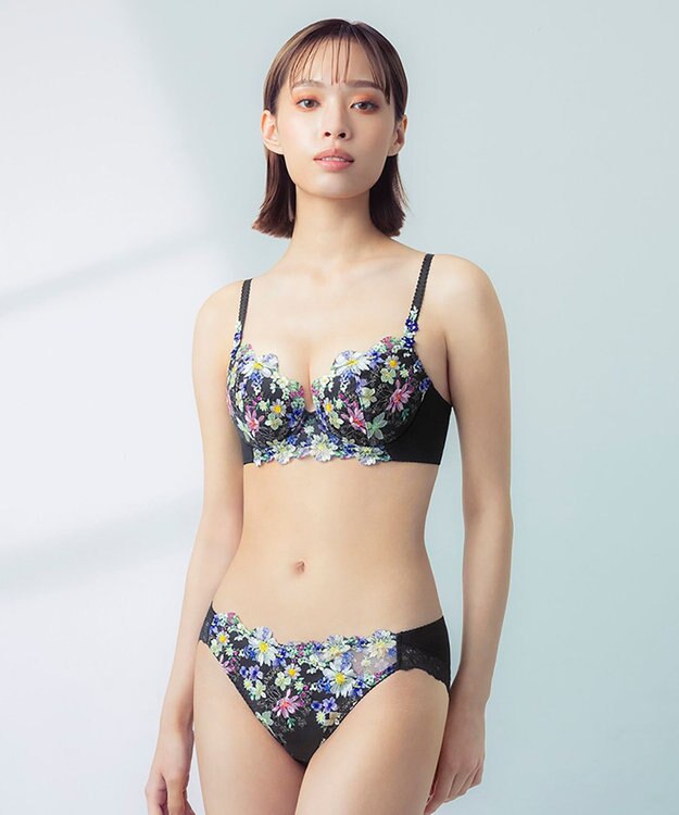 Wing ブラジャー Wing Lesiage サイドすっきり しっかりフィット 【2850シリーズ】 パッド有 ブラ PB2850 ウイング／ワコール コン