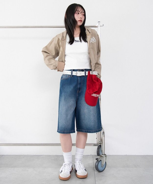 WEGO 【カップ付き】グラフィックカップインタンク 柄4