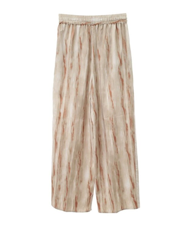 Green Parks アソート柄サイドラインパンツ Khaki