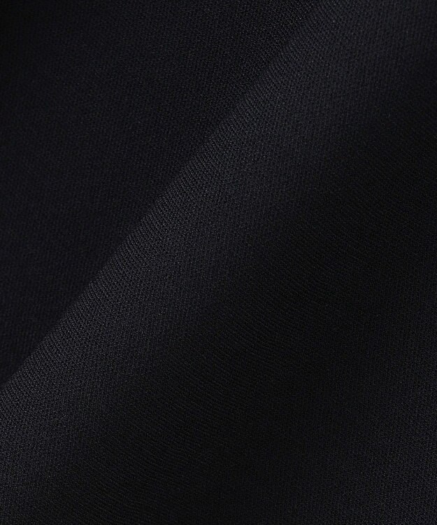 自由区 【洗える・XSサイズあり】クレープストレッチニット スカート ネイビー系