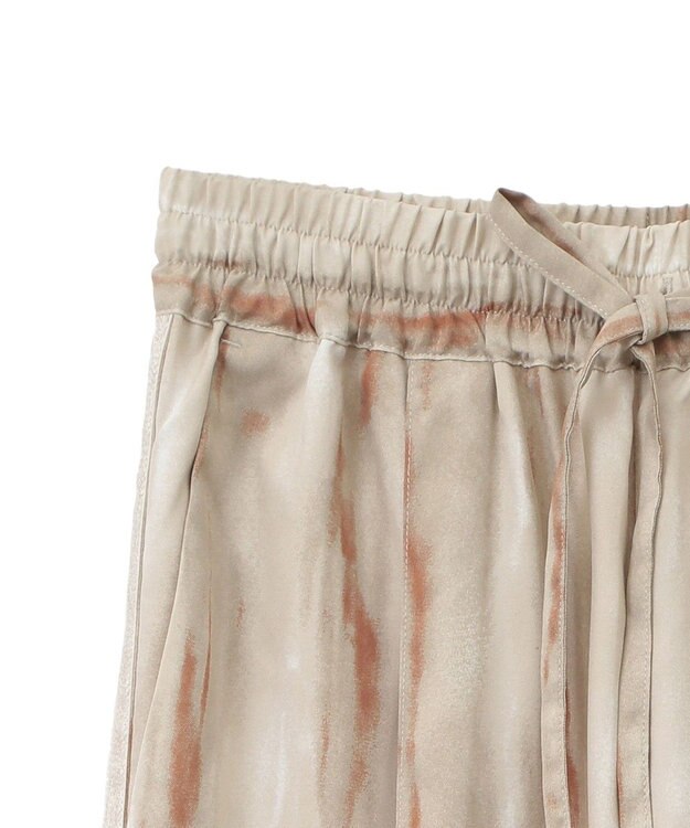 Green Parks アソート柄サイドラインパンツ Khaki